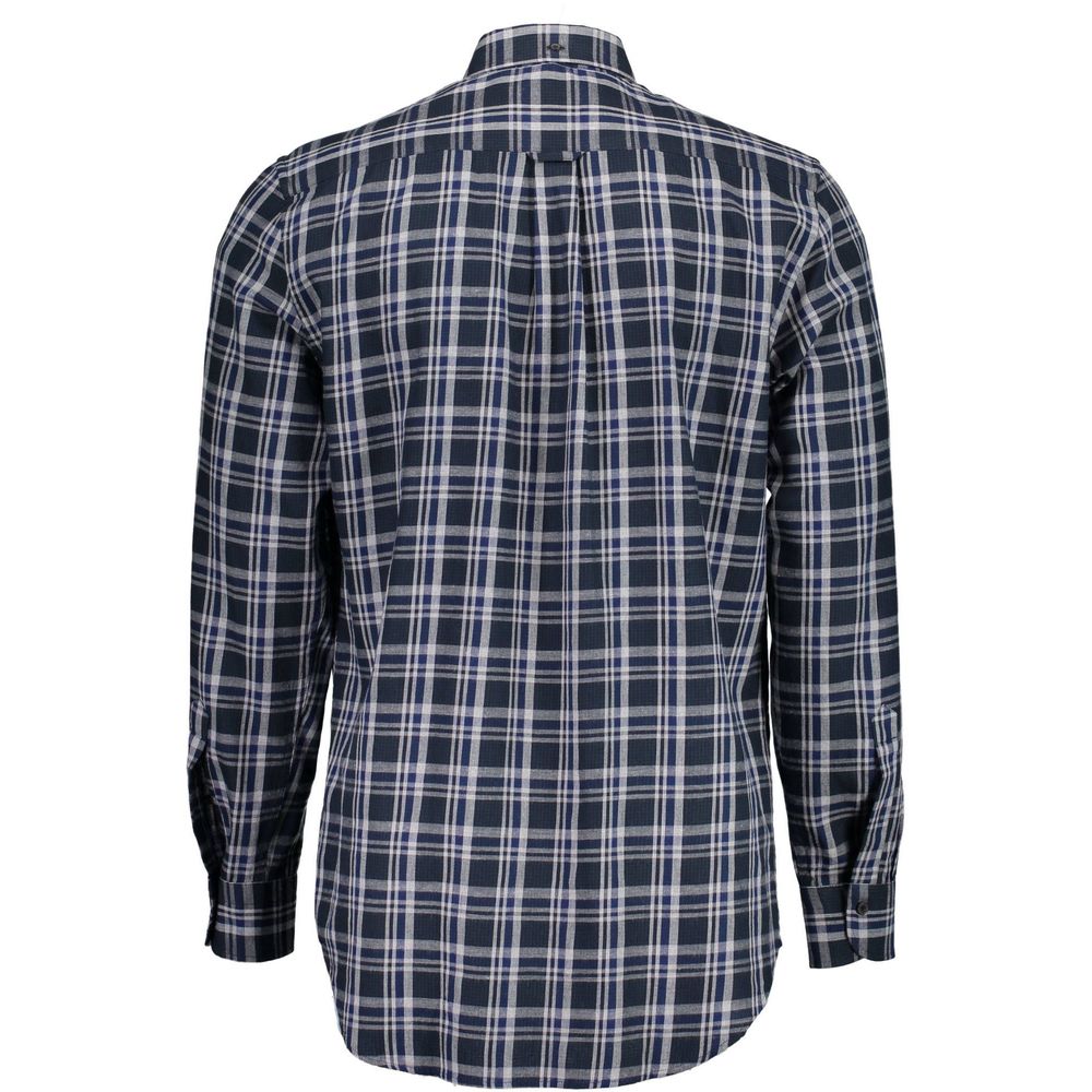 Gant Blue Cotton Shirt for Men